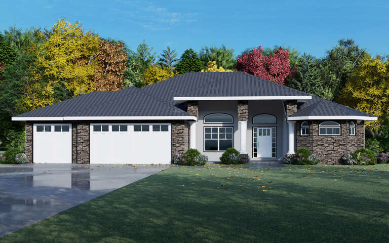 House Plan House Plan #5314 Front Elevation 
