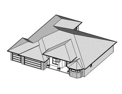 Ranch House Plan #849-00043 Elevation Photo