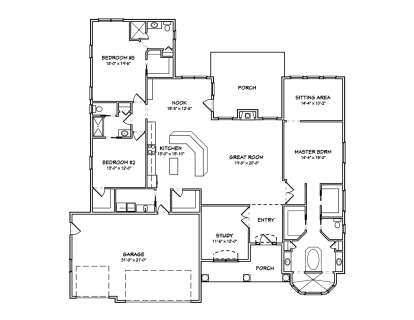 Main Floor  for House Plan #849-00043