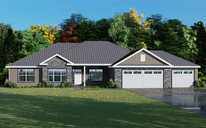 European House Plan #849-00045 Elevation Photo