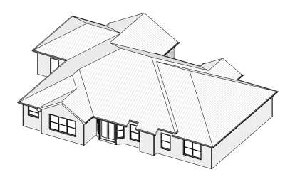 European House Plan #849-00045 Elevation Photo