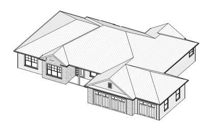 European House Plan #849-00045 Elevation Photo