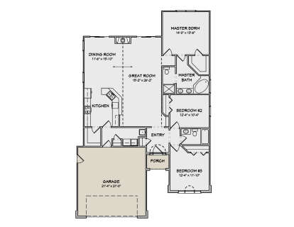 Main Floor  for House Plan #849-00046