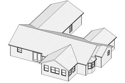 Ranch House Plan #849-00047 Elevation Photo