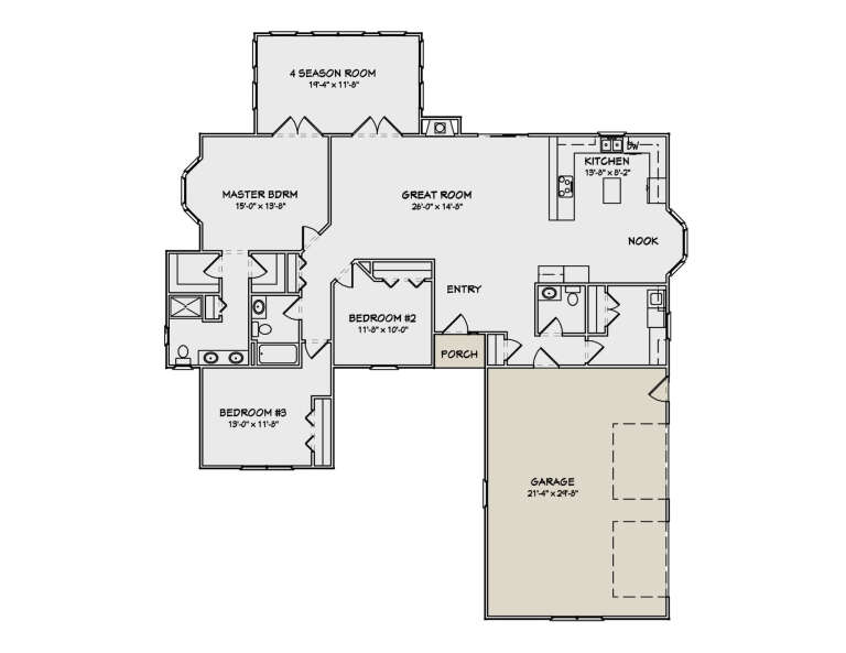 House Plan House Plan #5318 Drawing 1