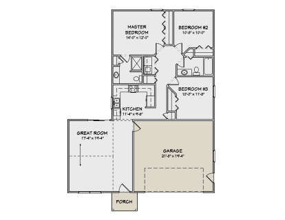 Main Floor  for House Plan #849-00048