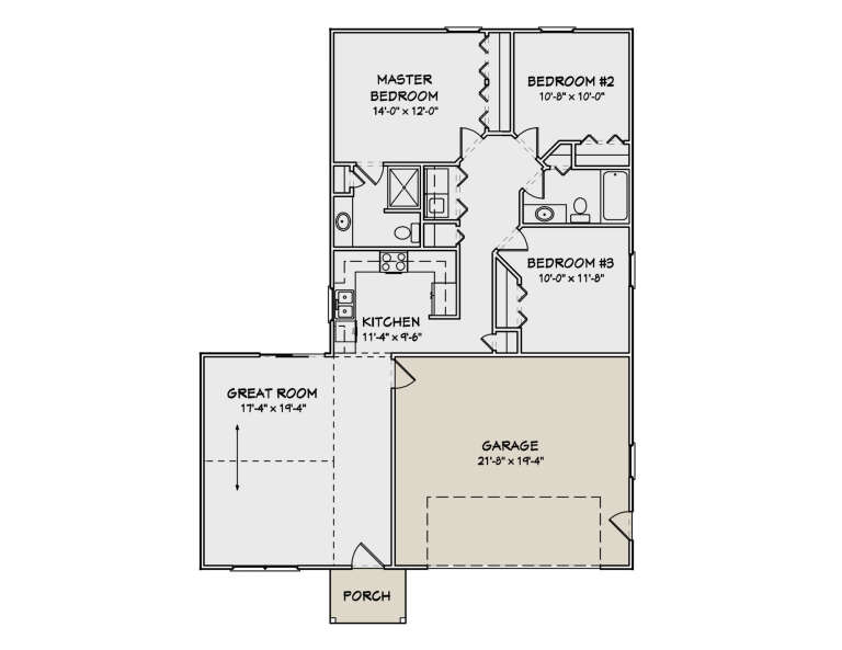House Plan House Plan #5319 Drawing 1