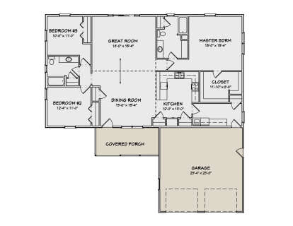 Main Floor  for House Plan #849-00049