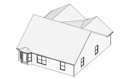 Ranch House Plan #849-00050 Elevation Photo