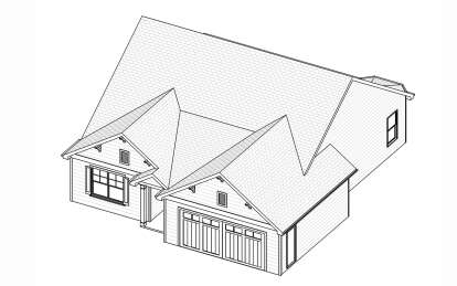 Ranch House Plan #849-00050 Elevation Photo