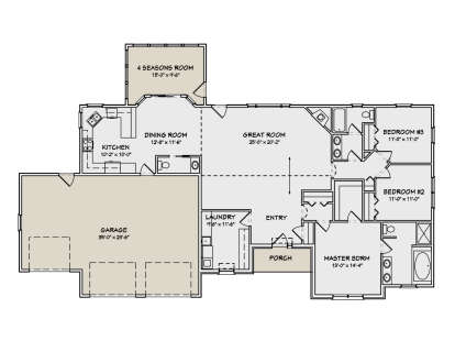 Main Floor  for House Plan #849-00051