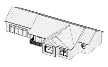Ranch House Plan #849-00053 Elevation Photo