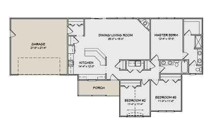 Main Floor  for House Plan #849-00053