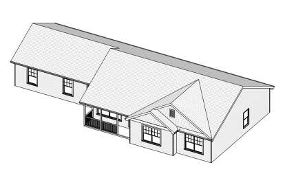 Ranch House Plan #849-00054 Elevation Photo