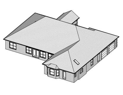 Ranch House Plan #849-00056 Elevation Photo