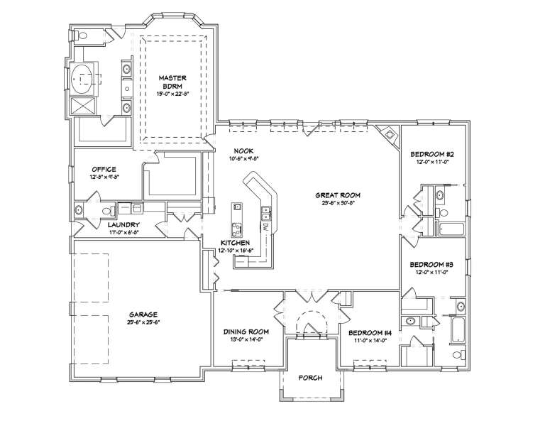 House Plan House Plan #5327 Drawing 1