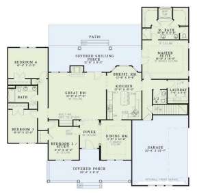 Floorplan 1 for House Plan #110-00380