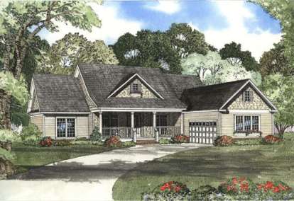 4 Bed, 2 Bath, 2354 Square Foot House Plan - #110-00382
