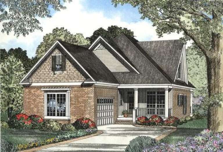 Traditional House Plan #110-00383 Elevation Photo