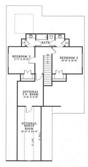 Floorplan 2 for House Plan #110-00383