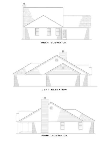 Country House Plan #110-00384 Elevation Photo