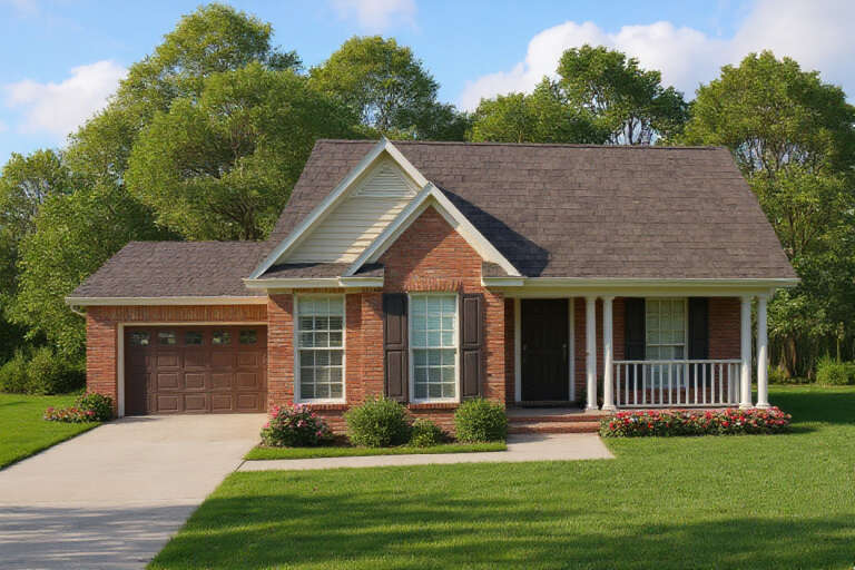 House Plan House Plan #5335 Front Elevation