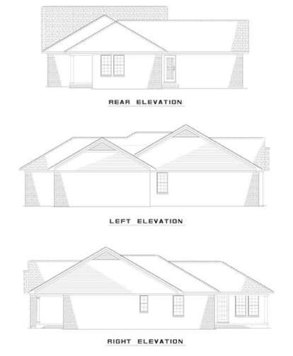 Country House Plan #110-00386 Elevation Photo
