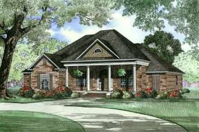 Ranch House Plan #110-00392 Elevation Photo