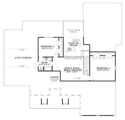 Floorplan 2 for House Plan #110-00393