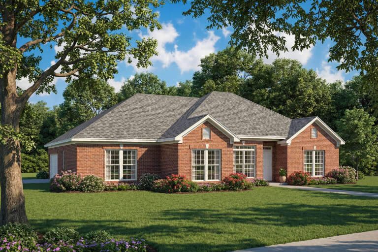 House Plan House Plan #5344 Angled Front Elevation