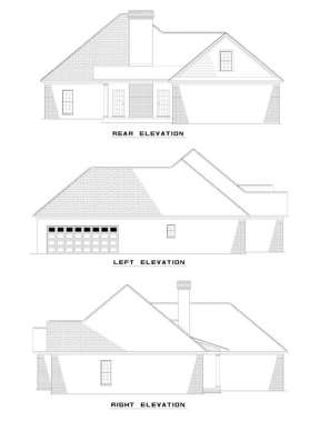 Ranch House Plan #110-00395 Elevation Photo