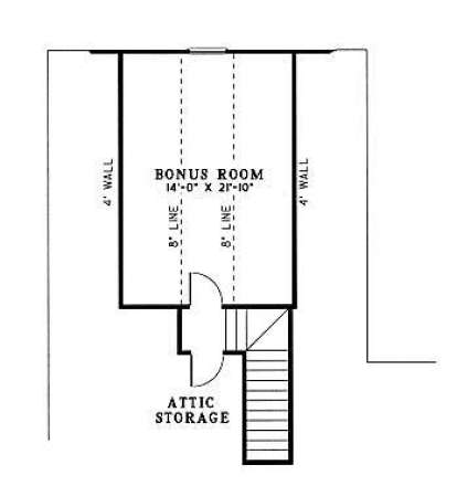 Bonus Room for House Plan #110-00395