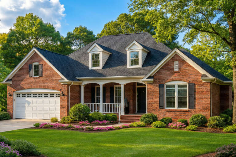House Plan House Plan #5345 Angled Front Elevation