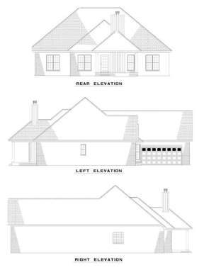 Traditional House Plan #110-00398 Elevation Photo