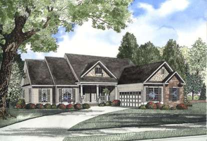 5 Bed, 4 Bath, 2379 Square Foot House Plan - #110-00399