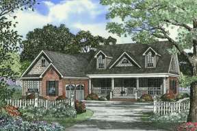 Country House Plan #110-00400 Elevation Photo