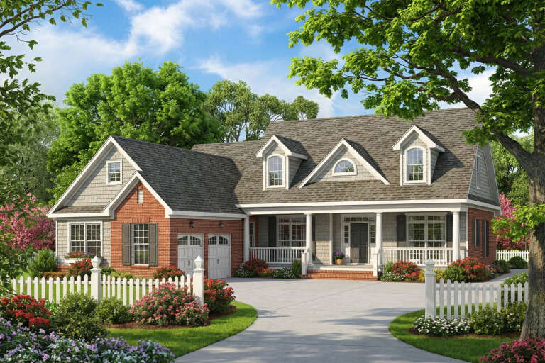 House Plan House Plan #5349 Angled Front Elevation