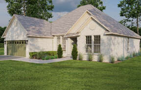 Traditional House Plan #110-00401 Elevation Photo