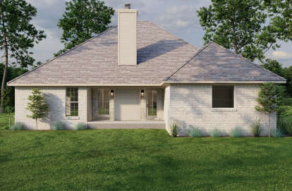 Traditional House Plan #110-00401 Elevation Photo