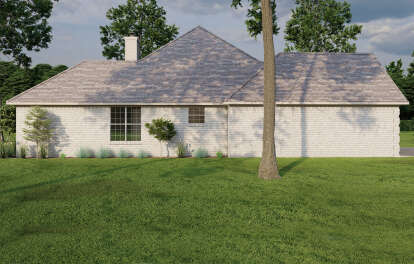 Traditional House Plan #110-00401 Elevation Photo