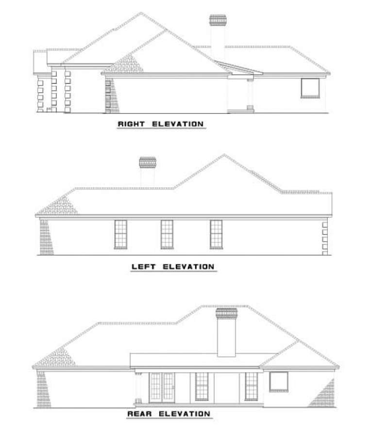 Mediterranean House Plan #110-00404 Elevation Photo