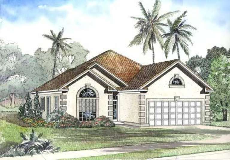 Ranch House Plan #110-00405 Elevation Photo