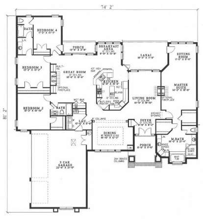 House Plan House Plan #5355 Drawing 1