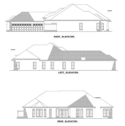 Florida House Plan #110-00412 Elevation Photo