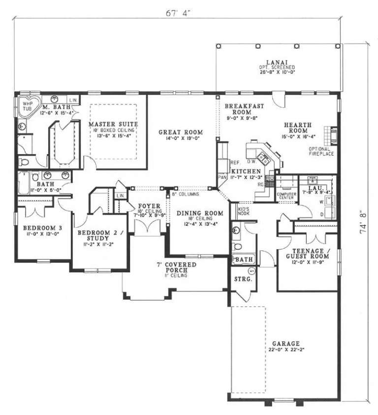 House Plan House Plan #5362 Drawing 1