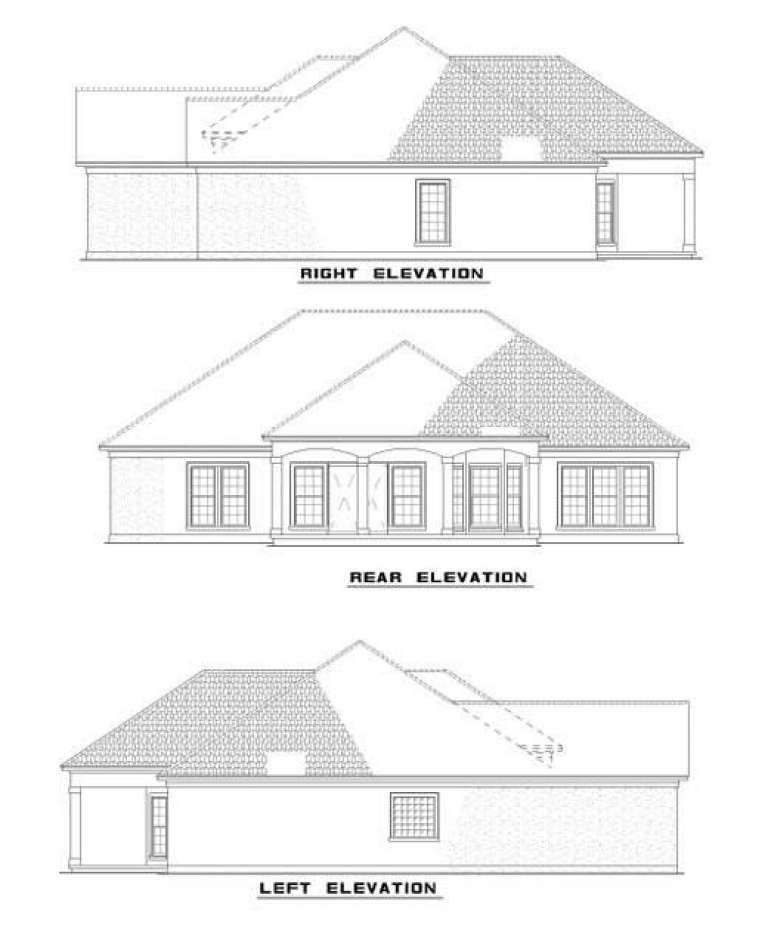 Mediterranean House Plan #110-00415 Elevation Photo