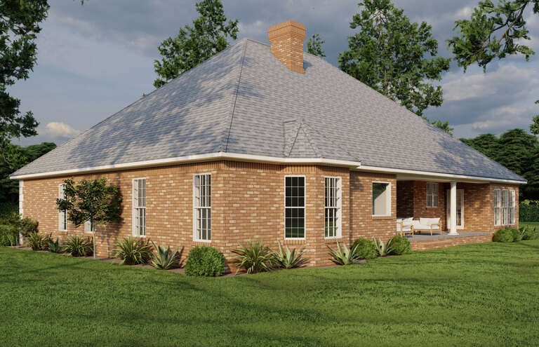 Ranch House Plan #110-00417 Elevation Photo