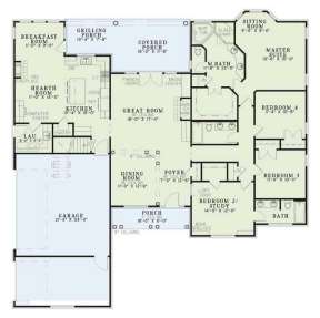 Main Floor  for House Plan #110-00417