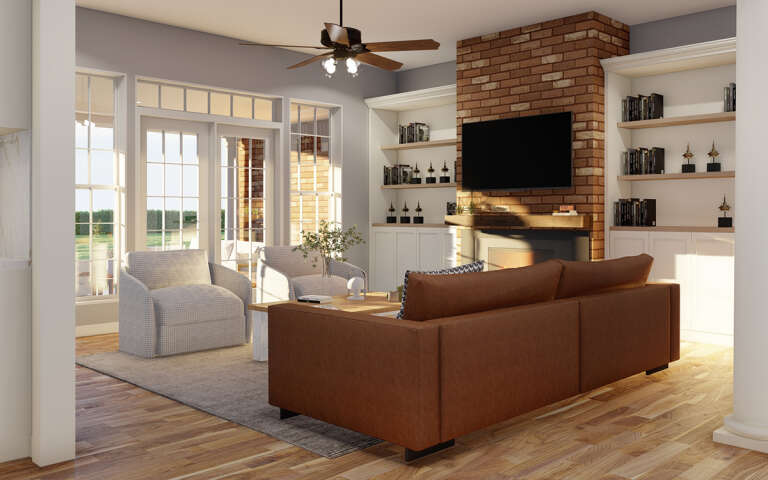 Ranch House Plan #110-00417 Additional Photo