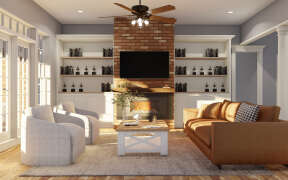 Ranch House Plan #110-00417 Additional Photo